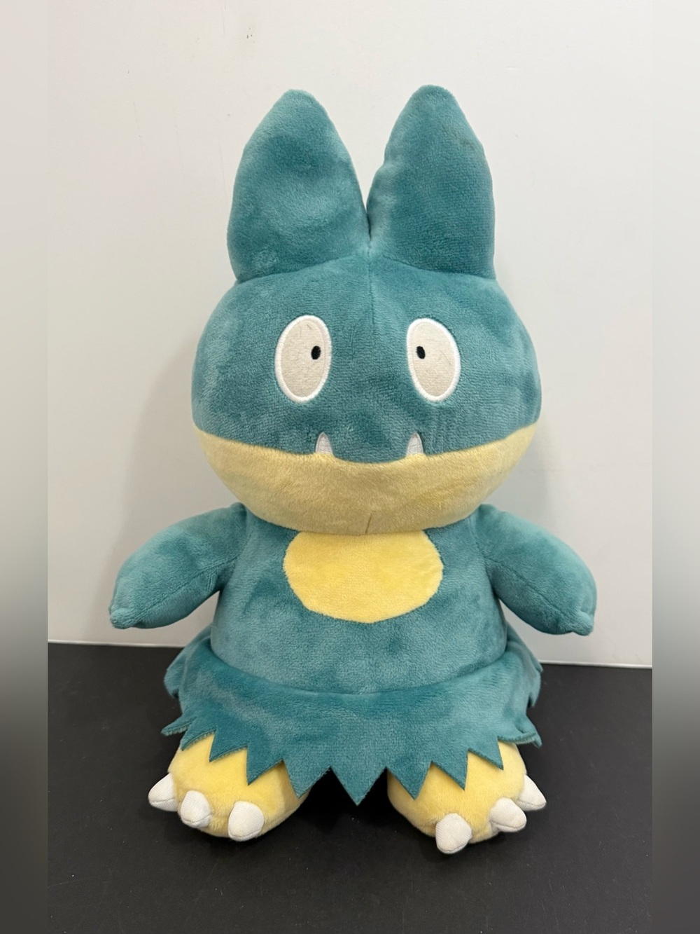 Official Pokémon Munchlax Plush Stuffed Animal Toy - Teal Blue/Cream 12"